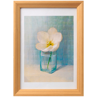 实木相框挂墙简约装饰画框24 30寸36 4K外框装裱画框定制定做A4A3