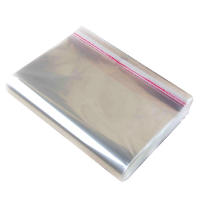 OPP不干胶自粘袋opp袋子透明粘袋衬衫服装包装袋自封塑料袋40*60