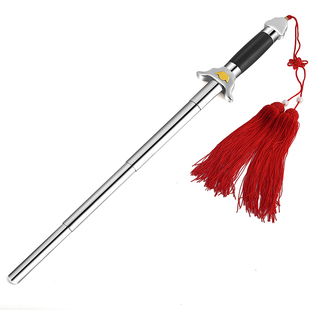 伸缩太极剑全金属不锈钢健身折叠表演道具剑收缩男女晨练剑双剑型