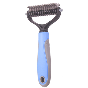 宠物开结梳子狗毛刷子猫咪泰迪梳毛神器长毛开结刀金毛大型犬用品