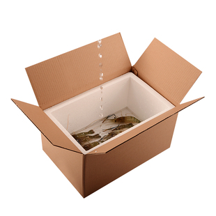 泡沫箱水果生鲜纸箱套装配套3.4.5.6.7.8号厚保鲜保温箱快递包装