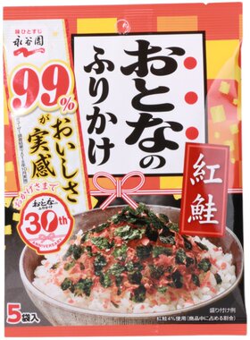 日本进口永谷园鲑鱼海苔碎拌饭料