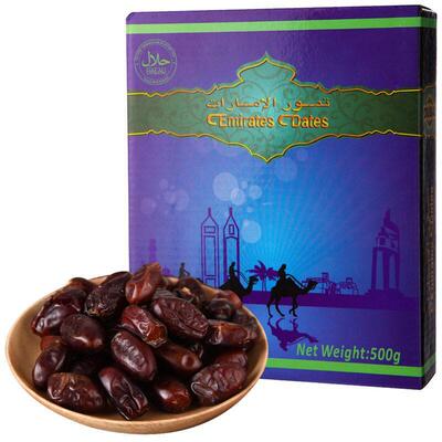 阿联酋emirates哈德盒装黑椰枣