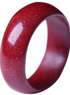 朱砂平安扣吊坠挂件饰品戒指