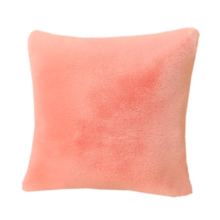 倚澳仿兔毛绒抱枕沙发靠垫套汽车腰靠午睡护腰枕床头靠背垫毛毛垫