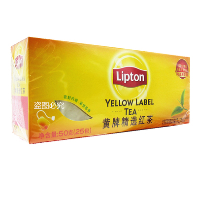 Lipton立顿红茶黄牌精选25包