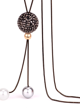 抖音长款百搭配饰挂件吊坠毛衣链