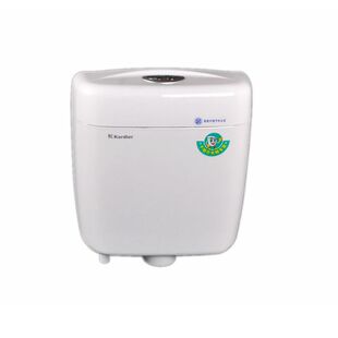 正品卡地尔塑钢厕所节能冲水箱挂墙式蹲便器双按水箱KDR-002D双按