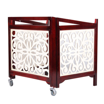 梵巢民族成人弹拨乐器配件402扬琴演奏支架架子 色木材质镂空雕花