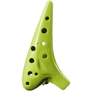 包邮 风雅陶笛   塑胶十二孔高音C陶笛 多色12孔SC调陶笛