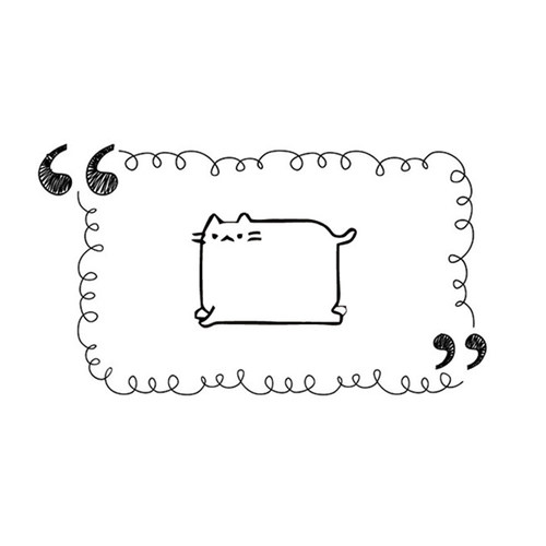 手写标签贴纸 可爱黑白对话框手账贴纸 手帐素材 相册DIY工具装饰