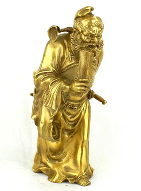 纯铜钟馗神像摆件天师魁星点斗