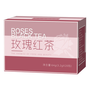 玫瑰红茶干玫瑰花花茶重瓣红玫瑰组合花茶锡兰红茶包非特级花草茶