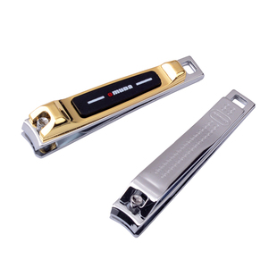 欧美达指甲刀单个高档土豪金锋利正品男精品指甲剪大号不锈钢简约