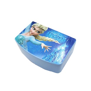 儿童冰雪奇缘收纳盒女童爱心形带镜子化妆盒女孩卡通饰品首饰盒子