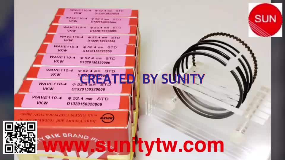 1111 Taiwan Riken Golden Security Label 52.4mm Wave110 Motorbike Atv