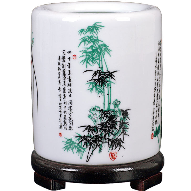 景德镇仿古风粉彩教师节陶瓷器