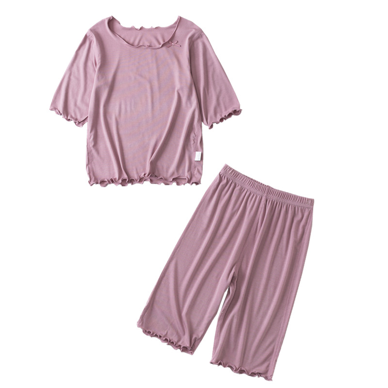 莫代爾女童春夏薄款兒童內(nèi)衣套裝家居服寶寶空調(diào)服女孩寬松睡衣