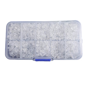 硅胶透明塑料耳堵金属子弹头蝴蝶结耳帽耳钉塞后堵头配件耳塞子