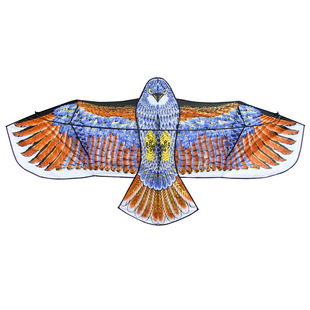 潍坊风筝金鹰钢鹰风筝前撑杆老鹰儿童风筝成人高档线轮 放飞工具