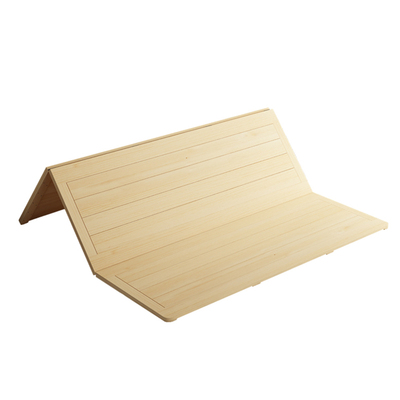 实木硬床板折叠木板松木排骨架单人1.5双人1.8米加宽硬板床垫护腰