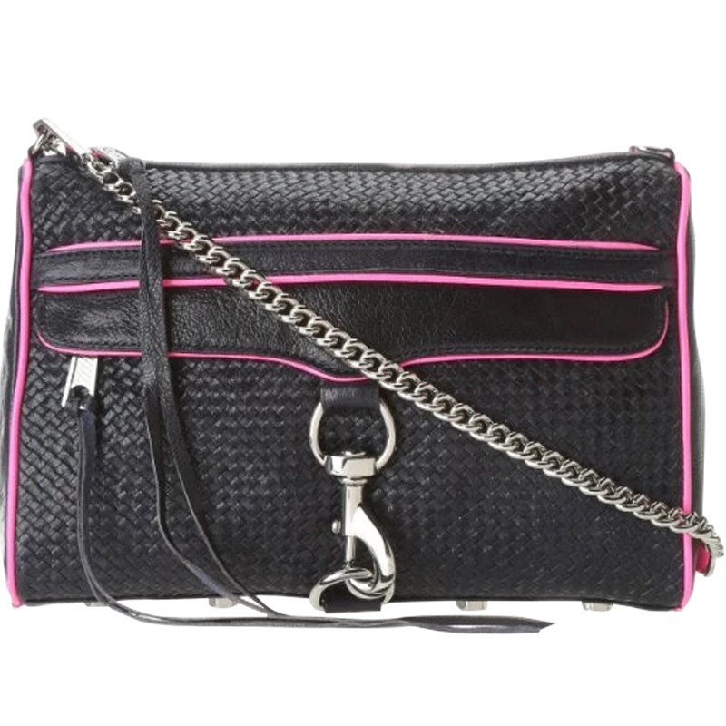 洛城记 美代  Rebecca Minkoff 精工编织荧光MAC中号包 瑕疵 现