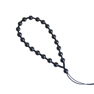 原创手把绳手工编制黑檀高档挂绳