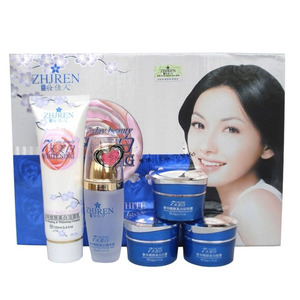 正品化妆品妆佳人7天美白奢华精华美白祛斑五件套装美白袪斑晒斑