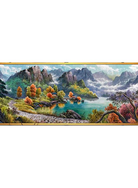 精准印花正品dmc纯棉客厅绣线