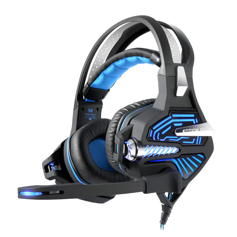 KOTION EACH/因卓 GS100电竞USB头戴7.1声道有线内置声卡游戏耳机