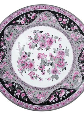 新彩彩绘印度风瓷盘赏盘