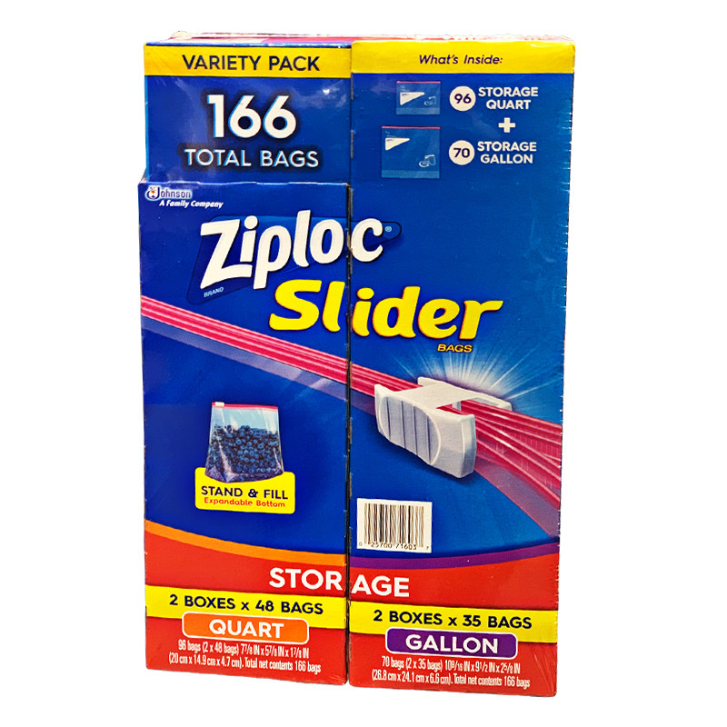 costcoziploc166个拉链式