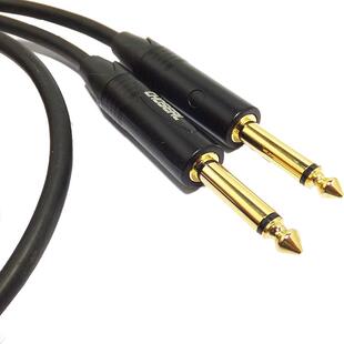 秋叶原6.5大二芯音频线6.35 大三芯功放音响调音台吉他音箱连接线