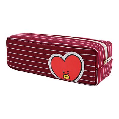 韩国BT21可爱卡通条纹笔袋文具包