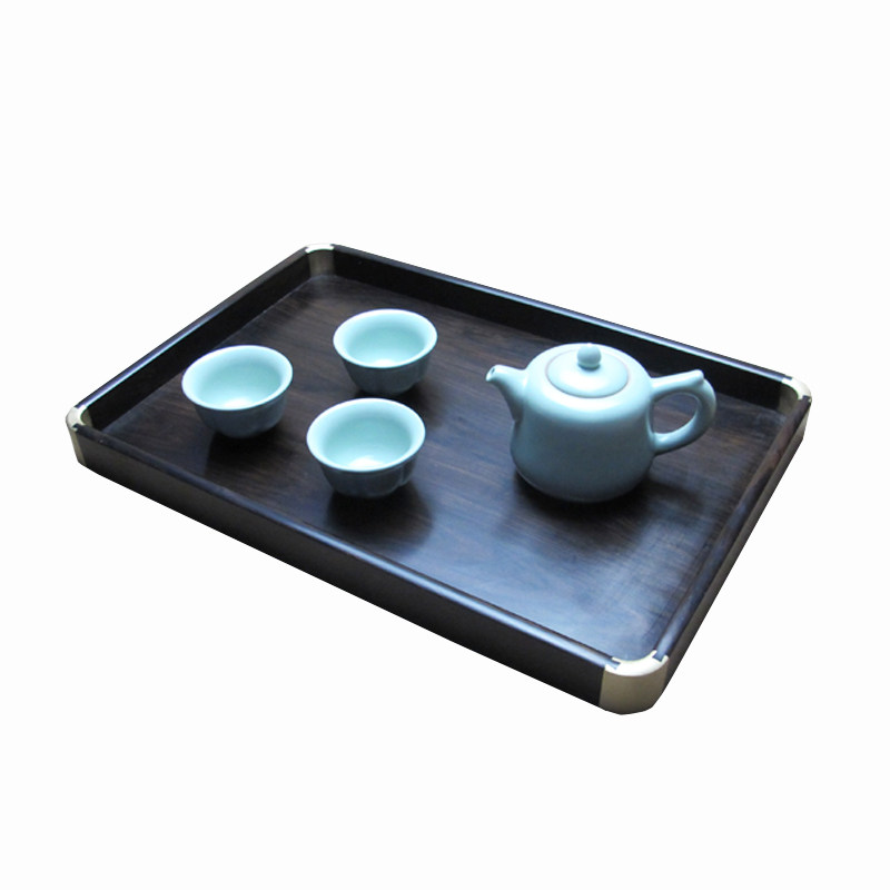 市井木乙 实木托盘红木新中式茶茶盘