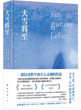 正版 大雪将至 罗伯特·泽塔勒著 外国文学 当代小说 关于爱 生命和死亡 平凡一生的伟大演绎 布克奖短名单 碧内和库尔特