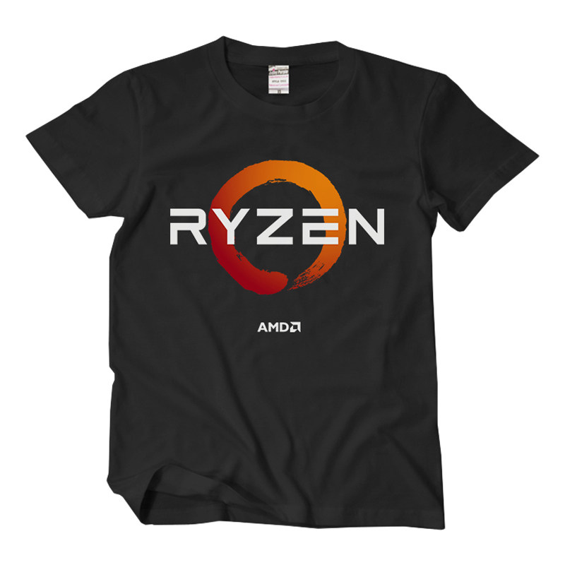 amdryzen锐龙线程t恤极客衣服