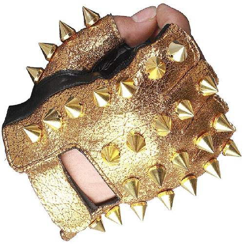 小孩舞台手套男成人DS歌手儿童演出JAZZ爵士舞朋克街舞摇滚手套