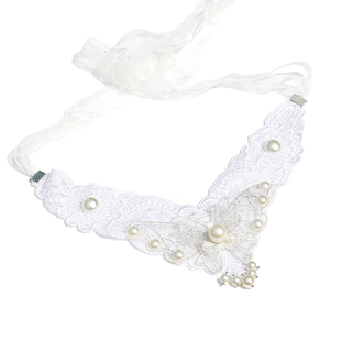 新款原创设计奢华玫瑰晚会新娘欧美短款颈链蕾丝锁骨项链