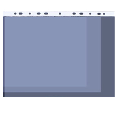 保护膜透明文件套打孔插页袋