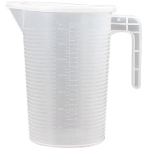 奶茶店专用设备用品工具带把量杯带刻度量筒2000ml塑料家用5000ml