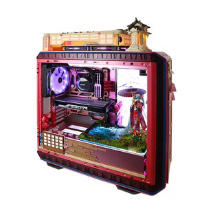 FUXK日式 初音未来 樱花定制主机 i7 13700K/RTX 4080 水冷电脑