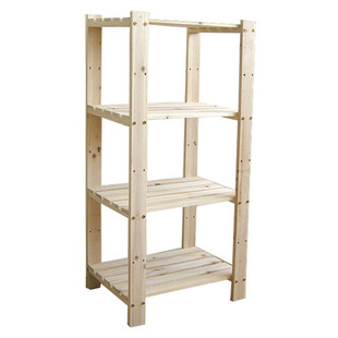 简易实木置物架落地储物架书架木架子层架货架鞋架花架收纳架定做