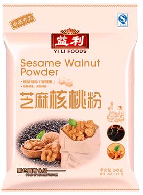 益利黑芝麻核桃粉免煮