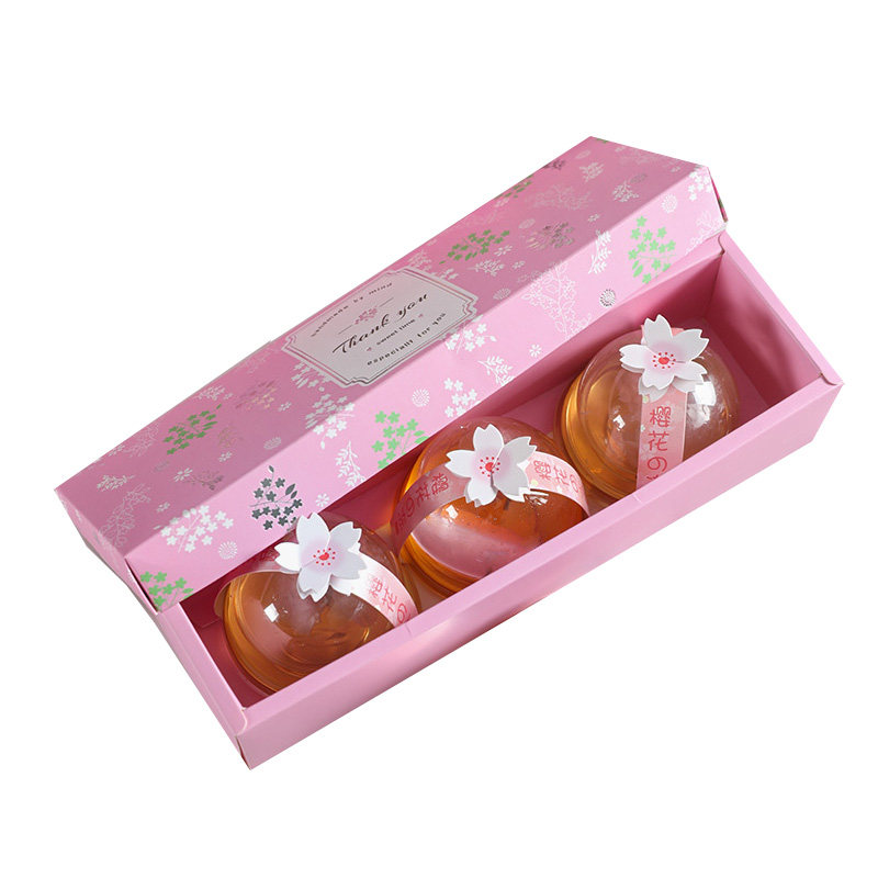 生日送礼铁盒樱花果冻球零食巧克