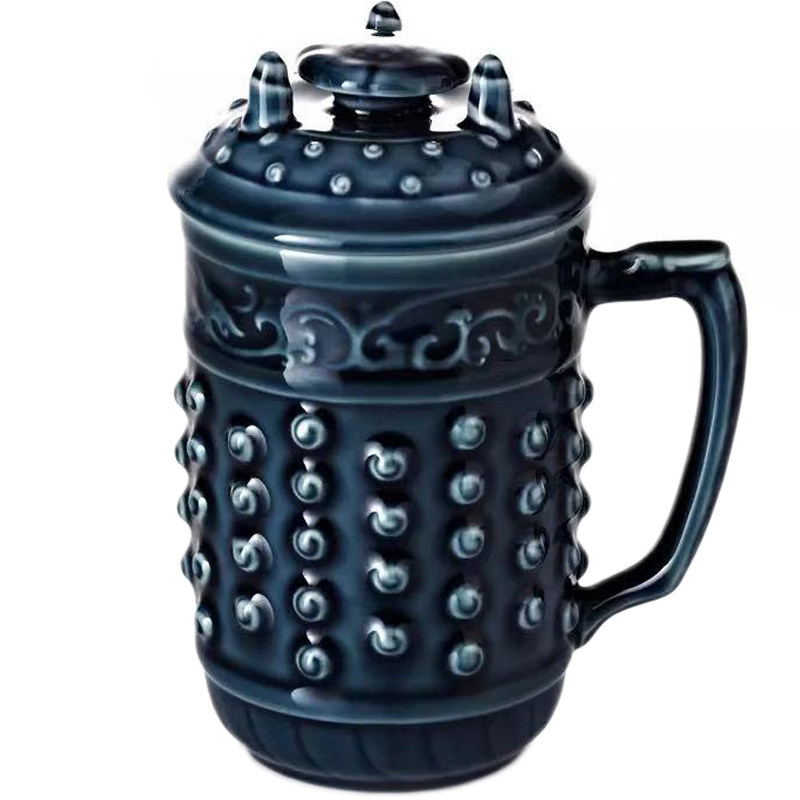 乾唐轩活瓷杯大乾坤高杯茶杯水杯热卖陶瓷杯送朋友