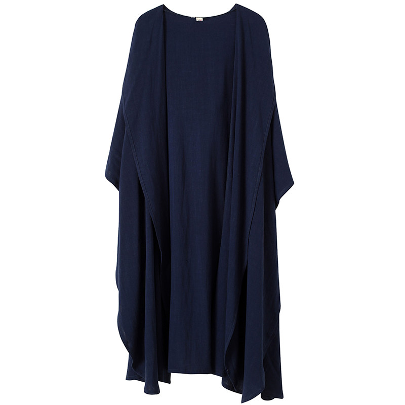 男士外套连帽禅服棉麻防晒长衫