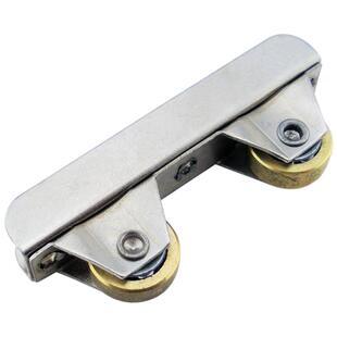 橱柜玻璃门滑轮柜子书柜8mm玻璃推拉移门轮子柜台滚轮5-6mm玻璃用