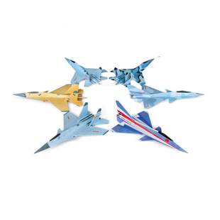 刘冬纸飞机歼20 15 11 10飞鲨F16苏27中国空军仿真手抛战斗机纸模