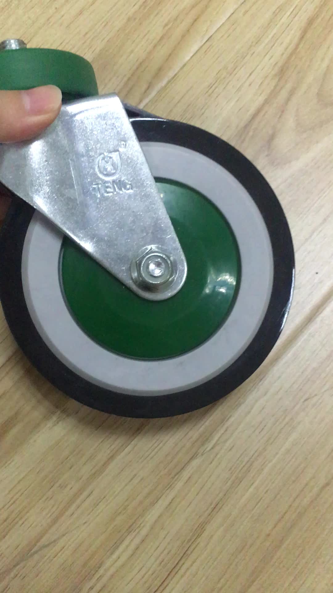 High Quality 5 Inch Shopping Cart Replacement Wheel With 2dish And